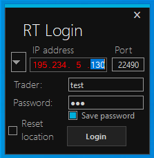 RT login