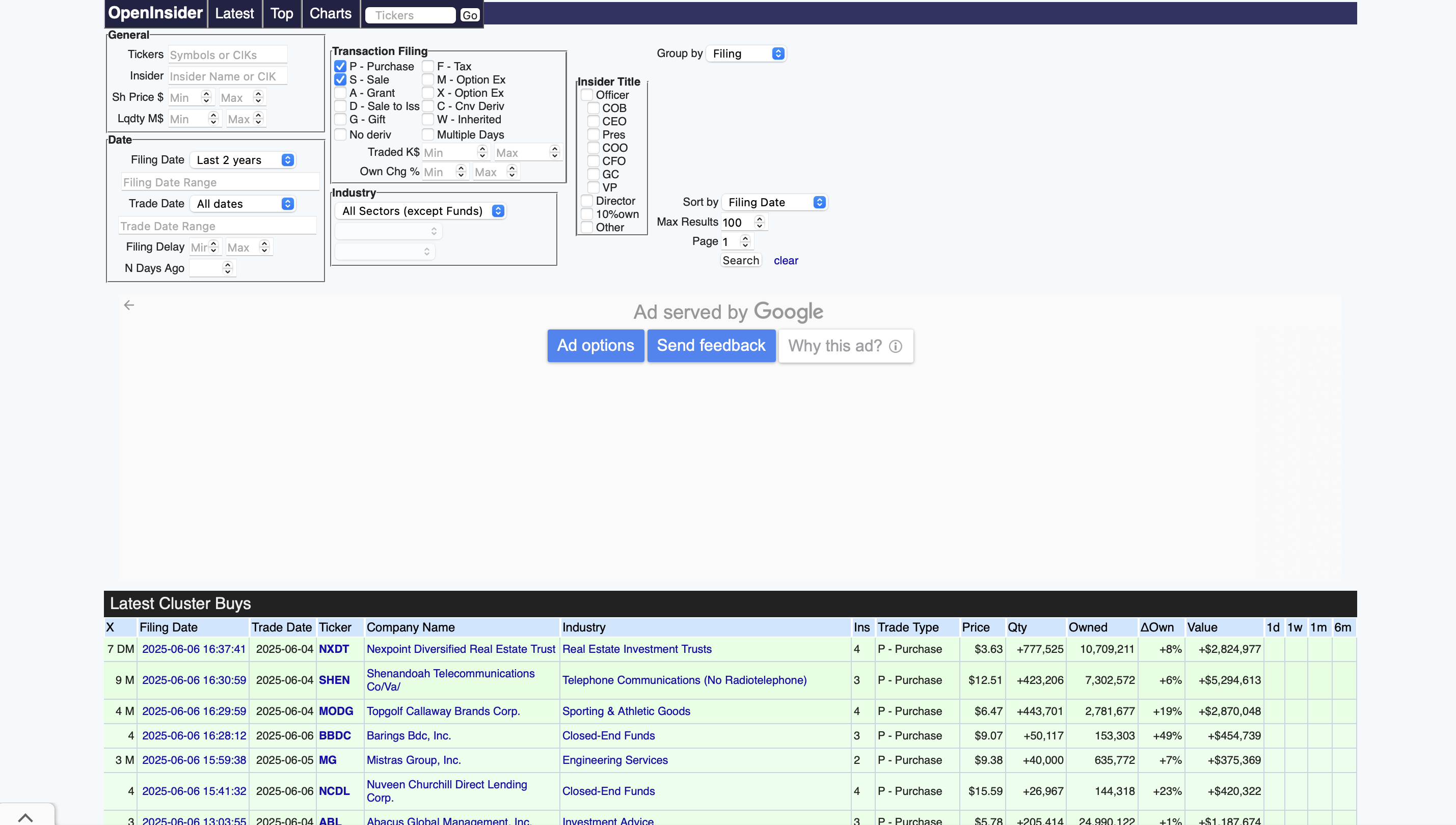 Openinsider